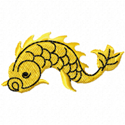 Fishes Embroidery Design 8 Fishes Embroidery Design 8
